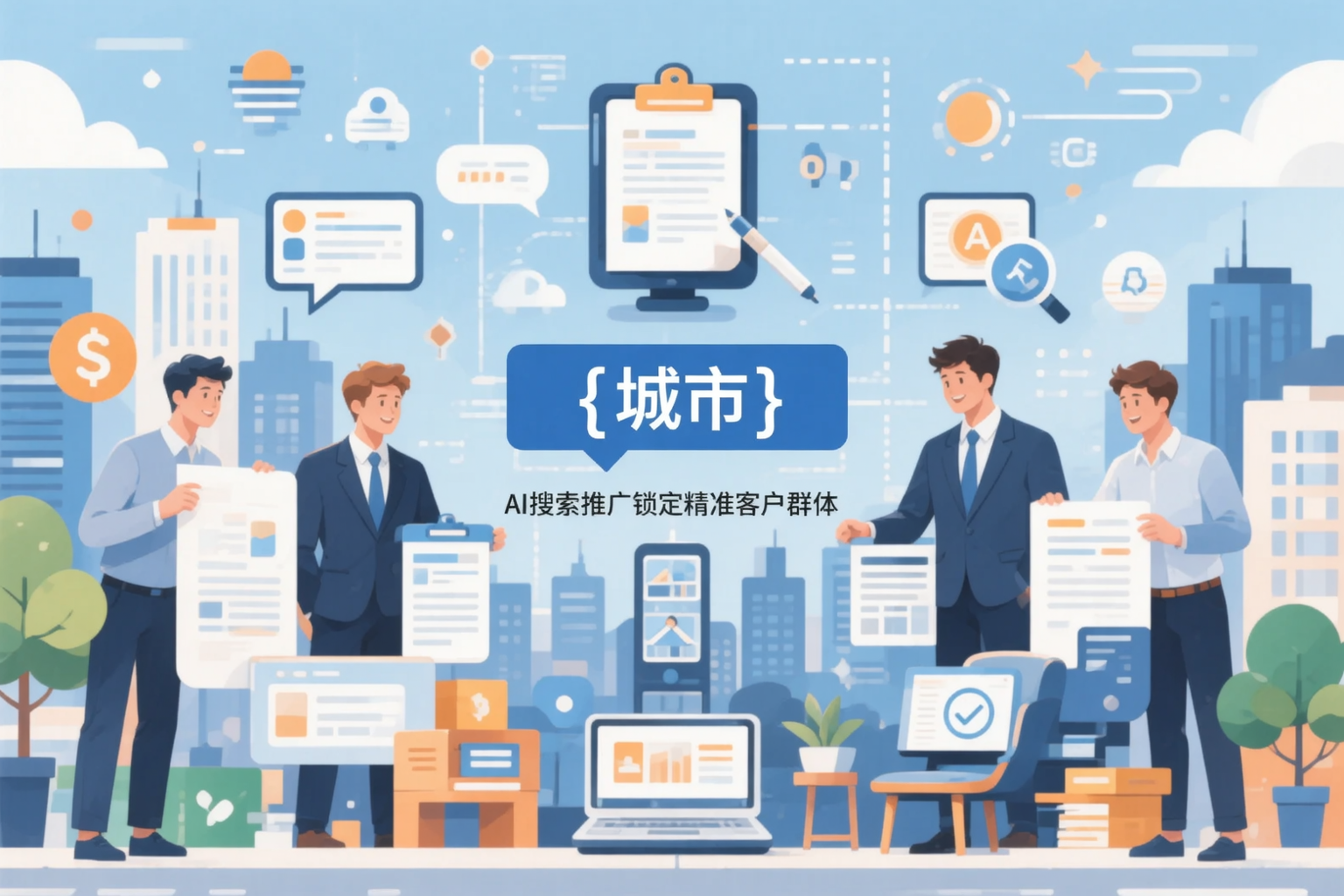 蚌埠公司如何用AI搜索推广锁定精准客户群体