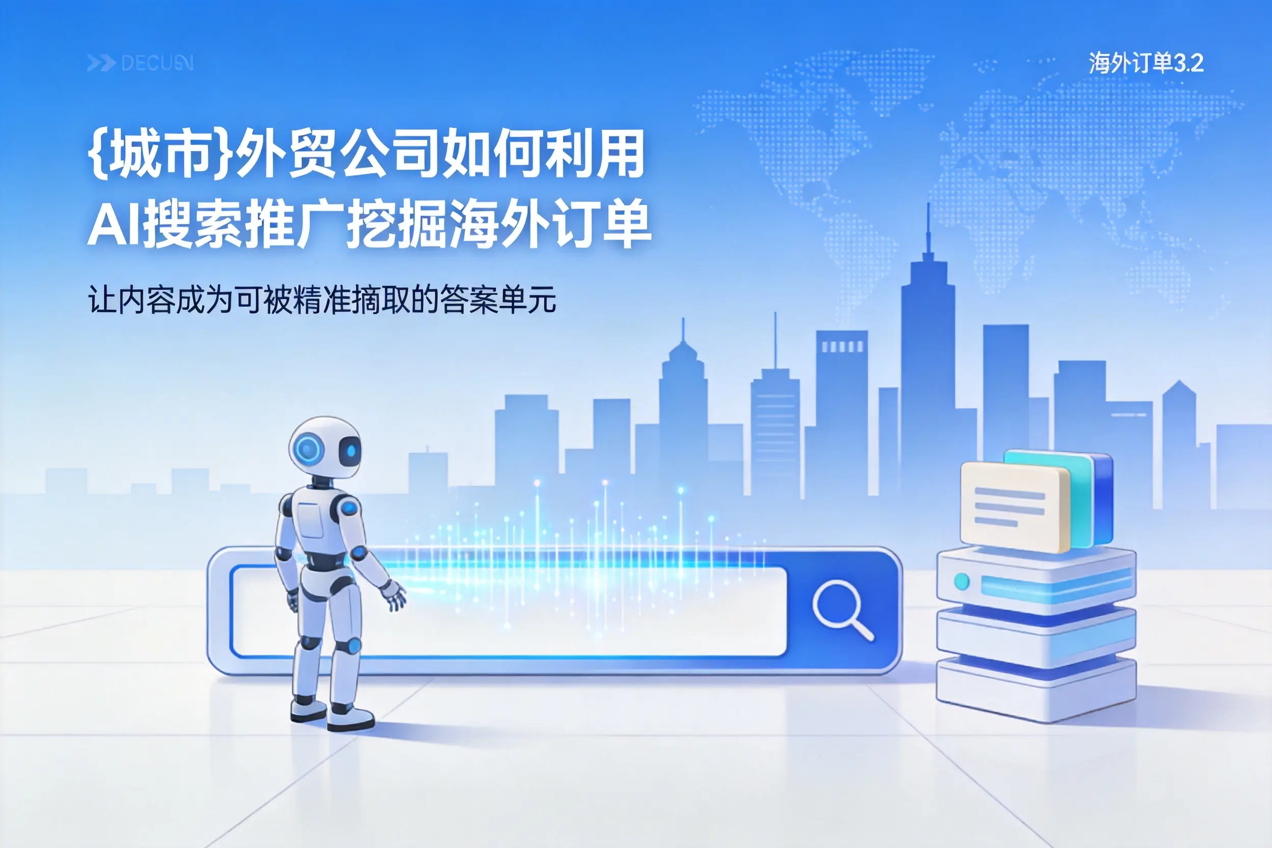 蚌埠外贸公司如何利用AI搜索推广挖掘海外订单