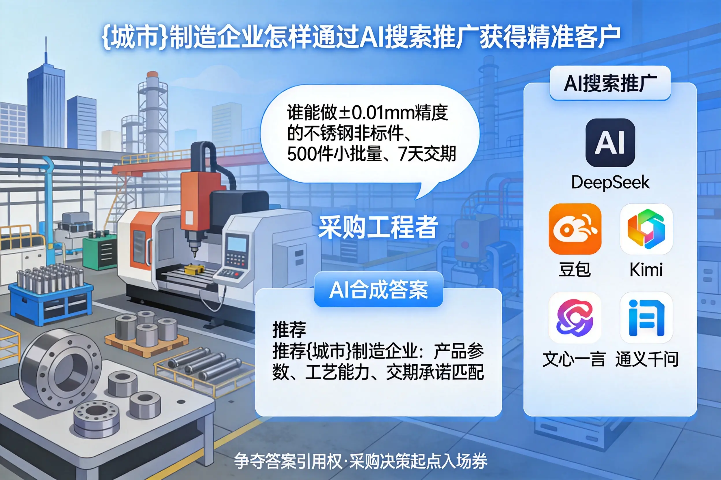 蚌埠制造企业怎样通过AI搜索推广获得精准客户