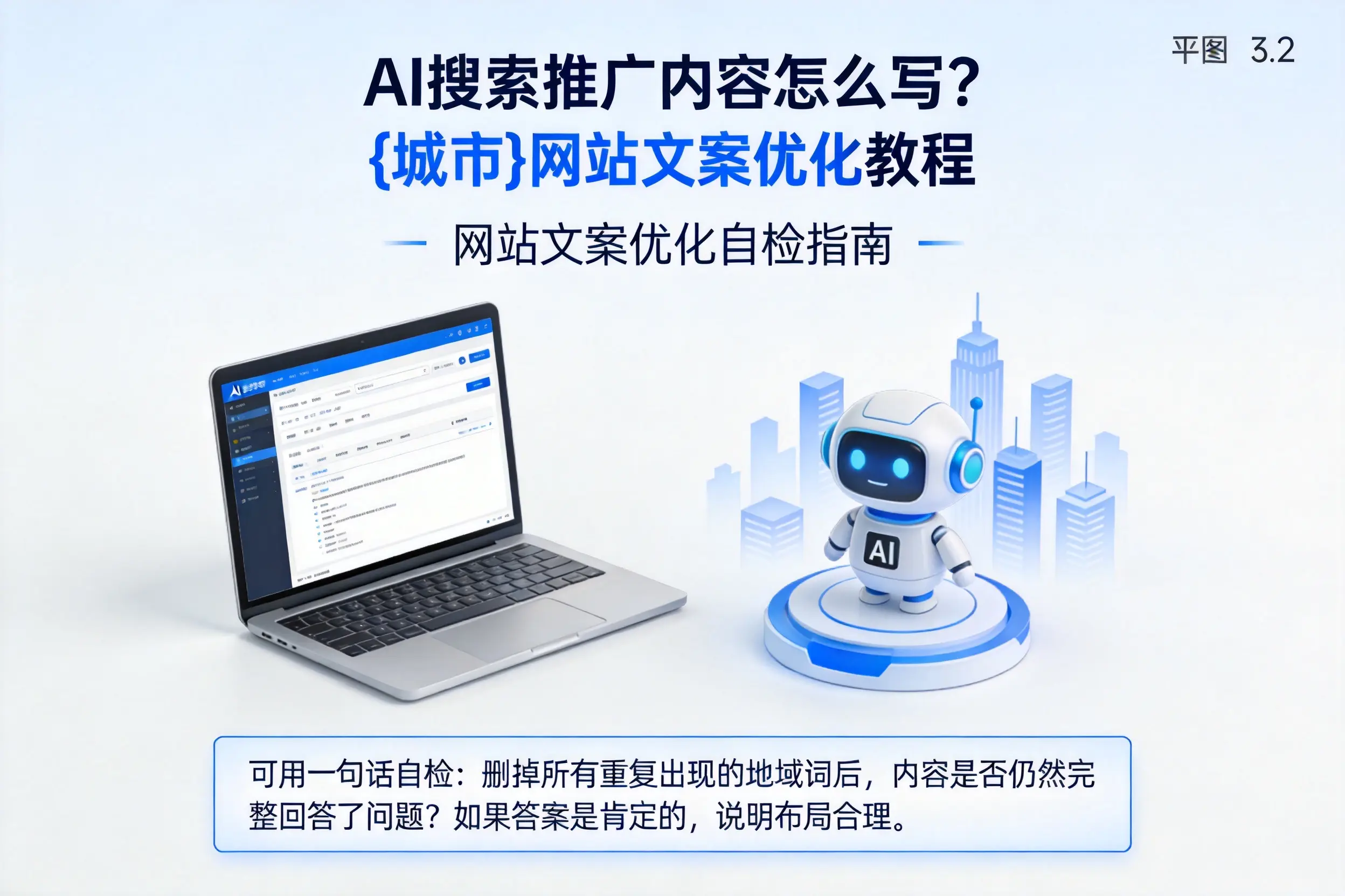 AI搜索推广内容怎么写？蚌埠网站文案优化教程