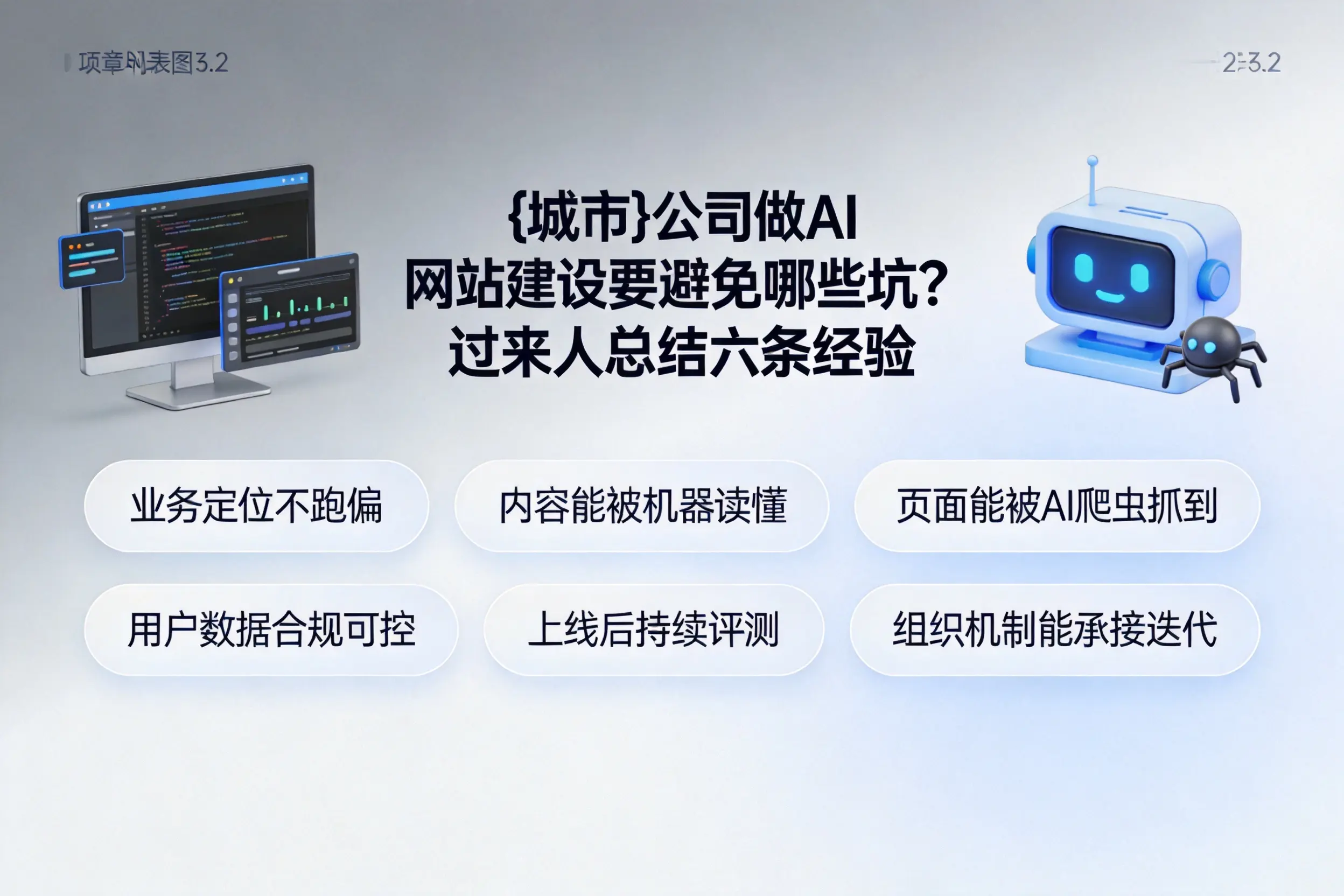 蚌埠公司做AI网站建设要避免哪些坑？过来人总结六条经验
