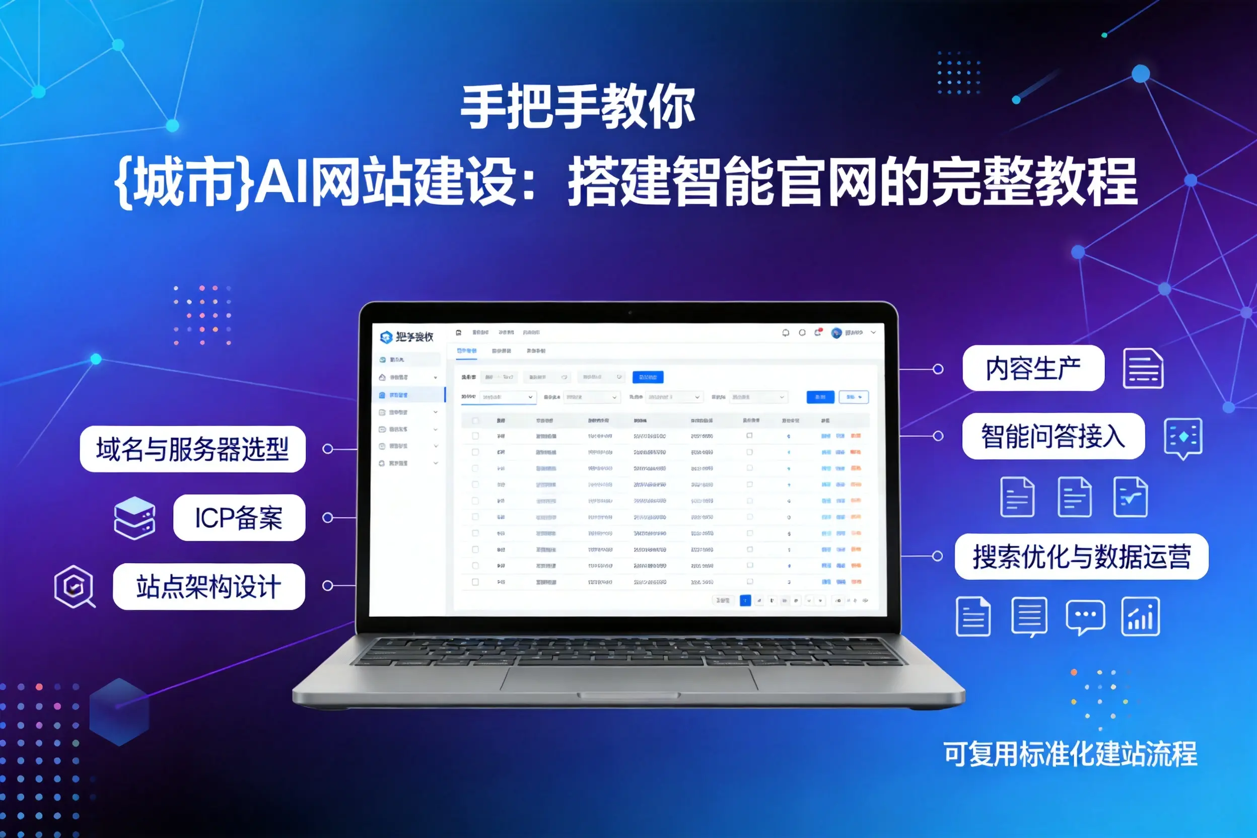 手把手教你蚌埠AI网站建设：搭建智能官网的完整教程