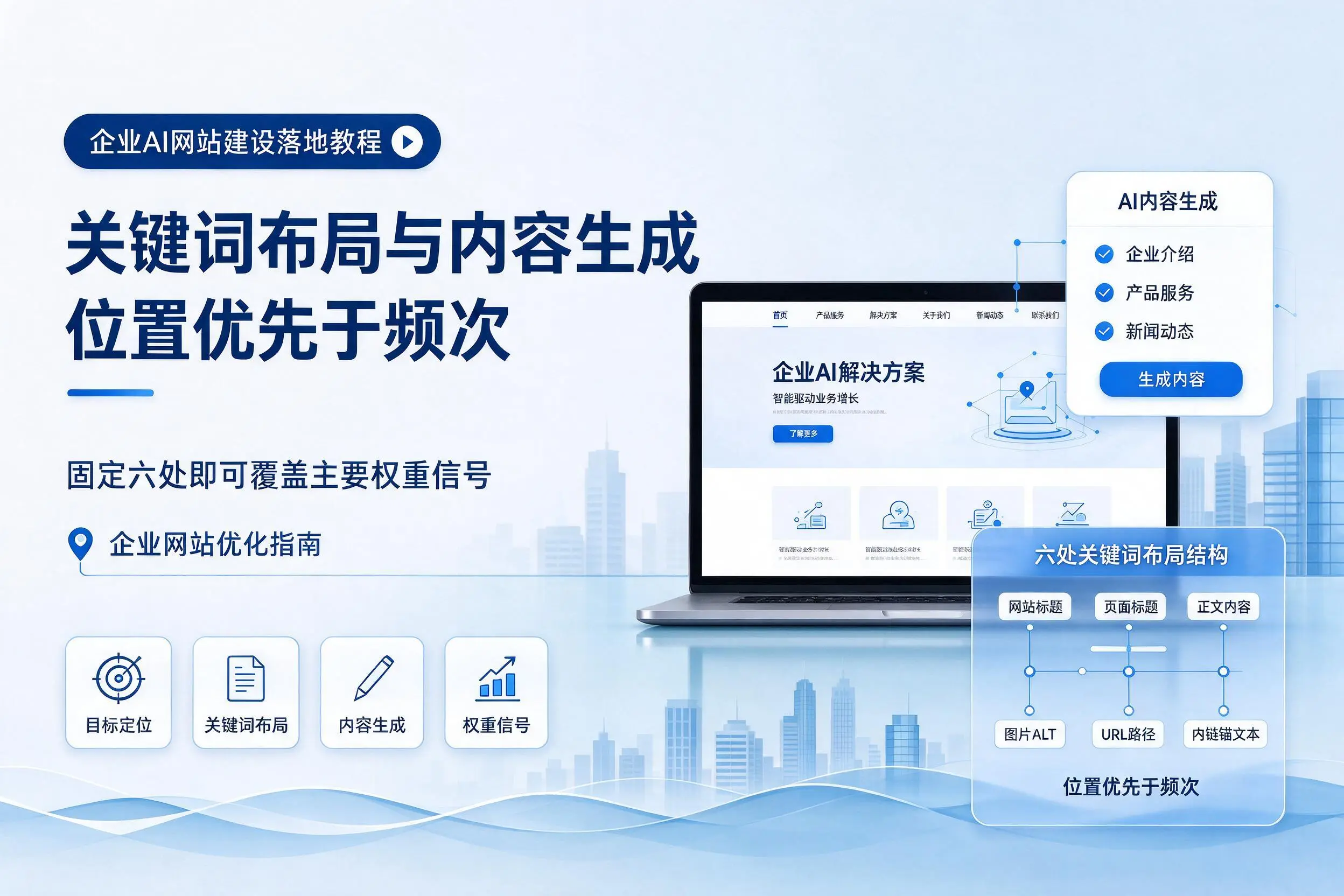 蚌埠企业AI网站建设落地教程:关键词布局与内容生成