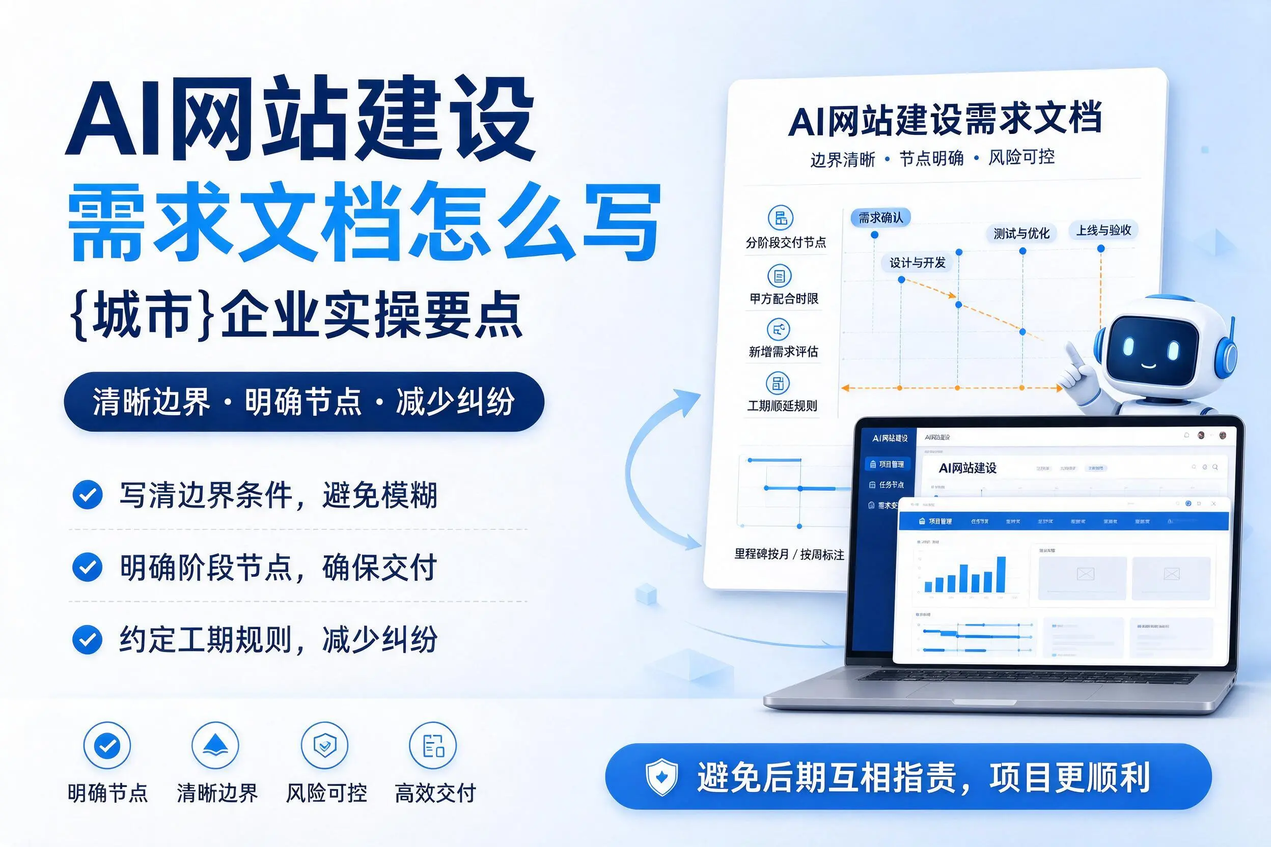 AI网站建设需求文档怎么写，蚌埠企业实操要点
