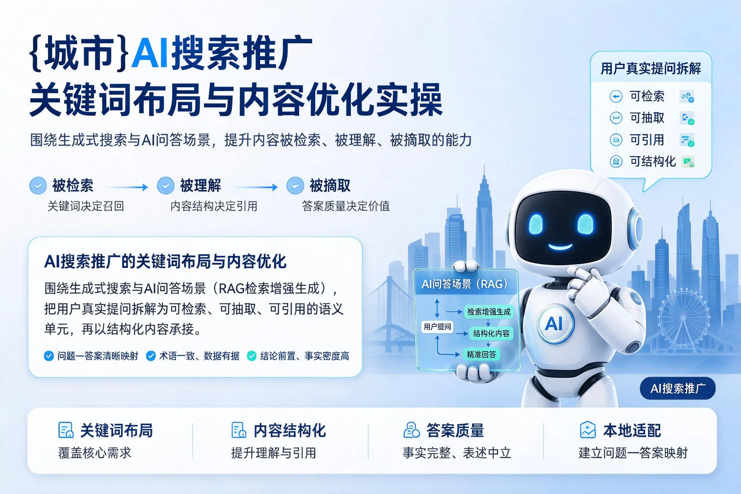 蚌埠AI搜索推广关键词布局与内容优化实操